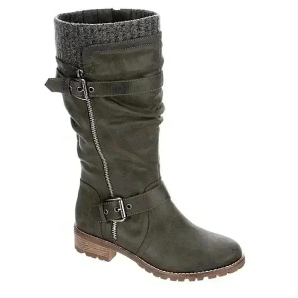 XAPPEAL WOMENS CHELSEY TALL BOOT - GREY - Picture 1 of 9